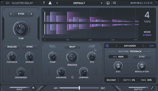 Minimal Audio Cluster Delay